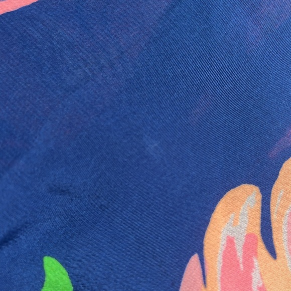 •LILLY PULITZER 100% SILK BLOUSE FLAMINGO PINK•⬇️FINAL PRICE⬇️ - Picture 11 of 11